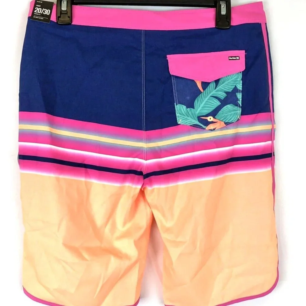 Hurley Boys Big Stretch Board Shorts, Orange, Size 20